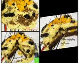 A picture of step 3 of Pull me up mango cake with chocolate sponge.