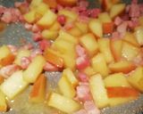 A picture of step 2 of Risotto with Fuji Apples, Crispy Bacon, and Rosemary.