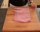 Foto del paso 5 de la receta Lomo relleno de jamón y setas