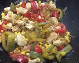 Foto del paso 3 de la receta Fajitas rápidas de aprovechamiento: idea de cena