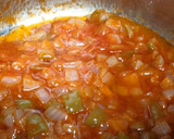 Foto del paso 3 de la receta: Estofado de cerdo con calabaza, patatas y guisantes