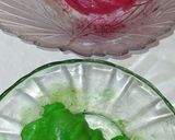 A picture of step 2 of Watermelon_shaped cookies.