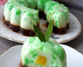 Pudding Cendol Gula Merah - Step 4