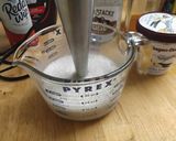 A picture of step 1 of Chocolate Bourbon Milkshake.