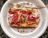Foto del paso 9 de la receta Lasaña de bacalao y alcachofas con jamón