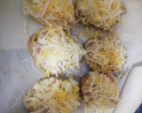 Foto del paso 6 de la receta: Patatas rellenas de jamón y queso