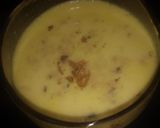 A picture of step 5 of Besan milk.