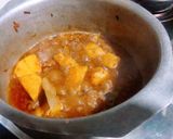 A picture of step 1 of کالے چنے کا پلاؤ.
