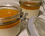 Panna cottaeper,- és narancsvelővel recept fázis 4 fotója
