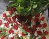 Une image de l'étape 4 de Pizza feuilletée chèvre tomates cerises basilic🐐🍒🍕.