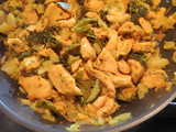 Peito de frango com mix de vegetais