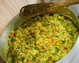 A picture of step 4 of Veggies jollof rice.