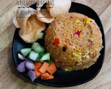 Foto langkah ke 6 dari resep Nasi Goreng Merah.
