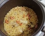 Gambar langkah 9 resipi Nasi Briyani Cover Line.