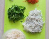 Foto langkah ke 1 dari resep MPASI 6 Bulan Bubur Teri Bayam.