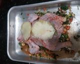 Foto del paso 3 de la receta: 🐓🍗Pollo entero relleno al horno con vegetales🥦🥕🥔
