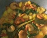 Foto langkah ke 8 dari resep Gulai udang nenas segar.
