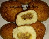 A picture of step 5 of Savoury doughnut.