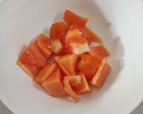 Foto langkah ke 1 dari resep Jus Jeruk Tomat Pepaya.