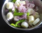 Bhindi potato vegetable in green masala recipe step 1 photo