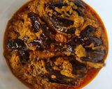 A picture of step 10 of Hyderabadi Baghare Baingan.