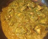 A picture of step 7 of Dhaniya Chicken.