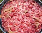 Une image de l'étape 3 de Clafoutis fruits rouges cuisson à la poêle.