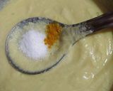 A picture of step 3 of Moong dal Dosa.