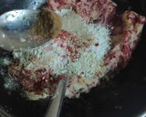 A picture of step 4 of Beetroot Burger patty.
