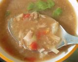 A picture of step 6 of Chicken Soup (Murge ka soup).