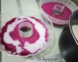 Foto langkah ke 4 dari resep Pudding Buah Naga Lapis Susu.