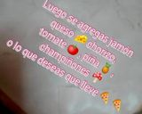 Foto del paso 4 de la receta: Pizza con piña y pimiento en microondas
