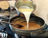 A picture of step 5 of Walnut Halwa.