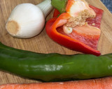 Foto del paso 1 de la receta: Salmón en papillote con verduras