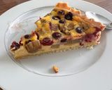 Une image de l'étape 8 de Tarte à la rhubarbe et myrtilles.