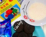 Foto langkah ke 6 dari resep Puding lumut lapis susu oreo 🍮🍼🍪.