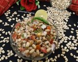 A picture of step 5 of Lobia Chaat.