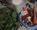 Foto langkah ke 1 dari resep Sayur rempah pucuk labu.