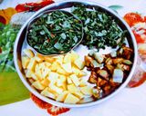 A picture of step 1 of ડબલ તડકા વેજીટેબલ શાક.
