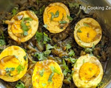 முட்டை மிளகு மசாலா(egg pepper masala recipe in tamil) ரெசிபி ஸ்டேப் 4 புகைப்படம்