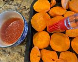 A picture of step 2 of Roasted Sweet Potatoes with Marshmallows and Walnuts.