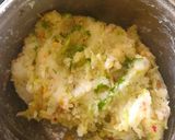 A picture of step 1 of Lauki and rice (leftover) cheese Balls.
