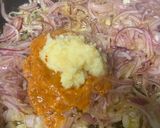 A picture of step 1 of Country style chicken with chili (murghir laal jhol).