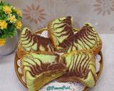 Pandan Choco Chiffon Cake langkah memasak 9 foto