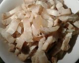Hình bước làm 1 của món Bì trộn