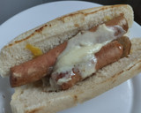 Foto del paso 7 de la receta: Perrito caliente🌭con aguacate🥑🧀y salsa tártara🥯