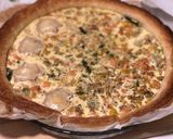 Foto del paso 6 de la receta Quiche de salmón y espárragos. Semana 37 de embarazo!