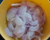 A picture of step 1 of Onion Pakoda (South Indian Crunchy and Light Pakodas).