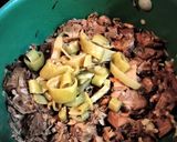 A picture of step 2 of Vegan BBQ Shredded "Jackfruit Meat" Sub Sandwiches.