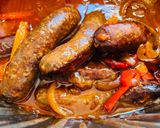 A picture of step 5 of Crockpot Bbq ~ Beer 🍺 Bratwurst 🌭.